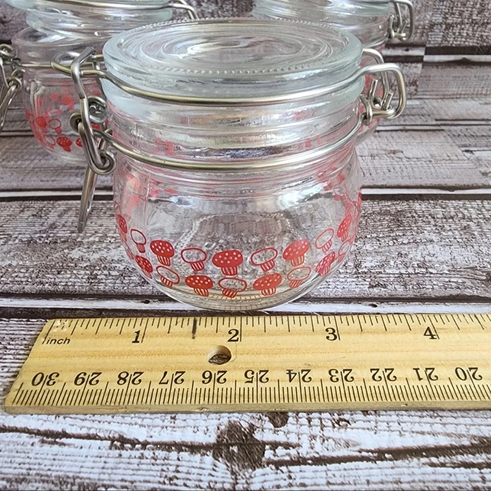 IKEA mushroom jar set